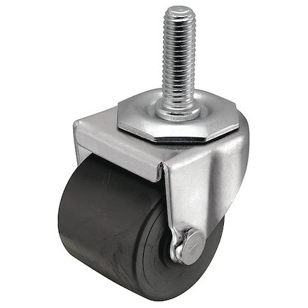 1-7/16 X 1-11/16 Non-Marking Polyolefin Log Swivel Caster, No Brake, Loads Up To 150 Lb