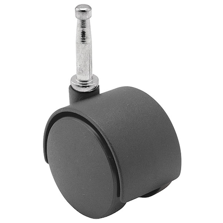 40mm Non-Marking Nylon Swivel Caster, No Brake, Loads Up To 40 Lb