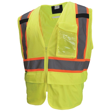 Safety Tether Vest,Type R,Green,XL