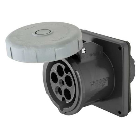 Heavy Duty Products, IEC Pin And Sleeve,Receptacle Switched, 100 A 3 Phase Y 347/600 VAC