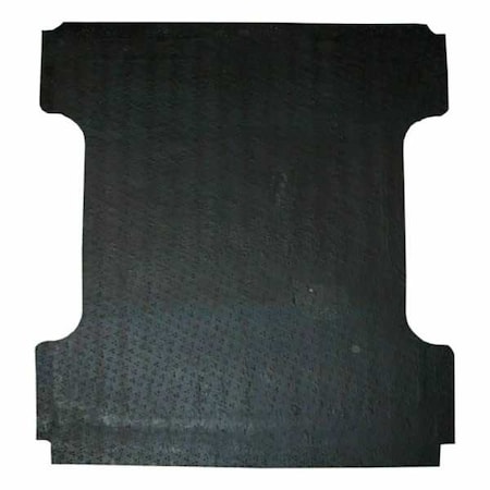 Truck Bed Mat,Black,Unfinished,Rubber