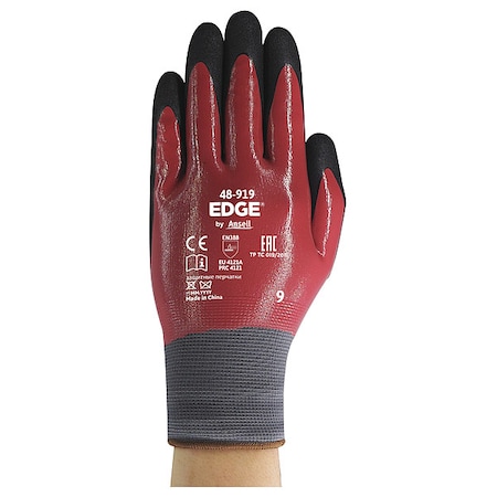 Gloves, Black/Gray, 1 PR