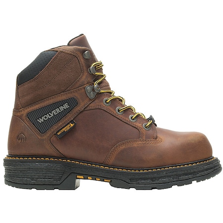 6-Inch Work Boot,M,9 1/2,Brown,PR