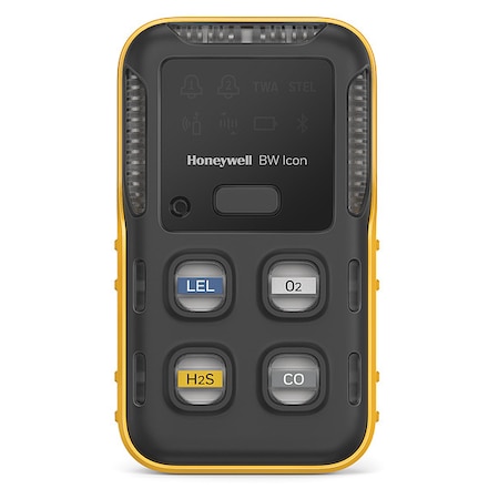 Multi-Gas Detector, 2 Mo Battery Life, Yellow