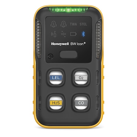 Multi-Gas Detector, 2 Mo Battery Life, Yellow
