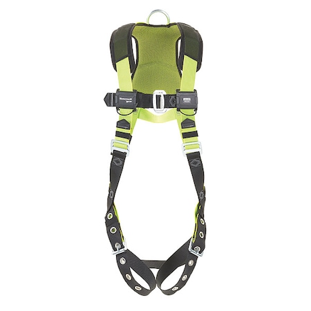 Miller H500 Harness, Vest Style, Universal, Polyester, Green
