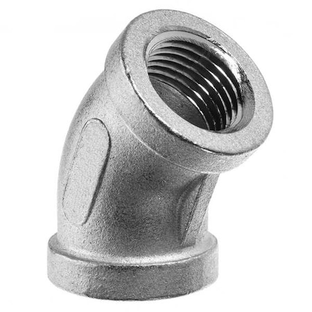 45 Elbow, Aluminum, 3/8,Class 150,FNPT