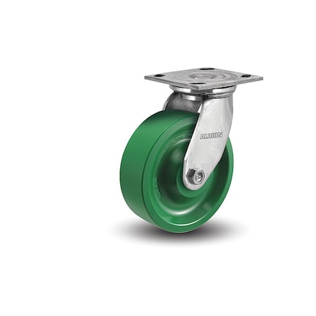 5 X 2 Non-Marking Polyurethane X-Treme Swivel Caster, No Brake, Loads Up To 1000 Lb