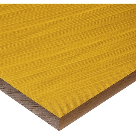 Amber PEI (ULTEM™) Plastic Sheet Stock 12 L X 1 W X 3/8 Thick