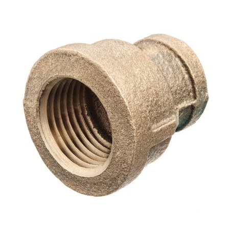 Reducing Coupling, Brass, 1 1/2 X 3/4 In