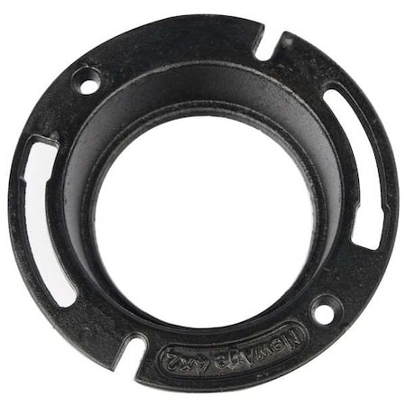 Pipe Flange, Cast Iron, 4 In Pipe Size