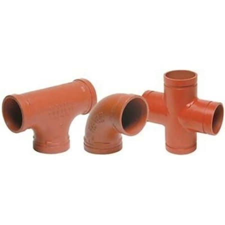 Adapter, Ductile Iron, 2 1/2 In,Grooved