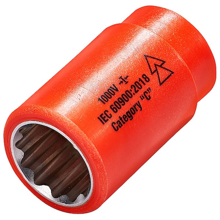 1/2 In Drive Insulated Socket 3/4 In