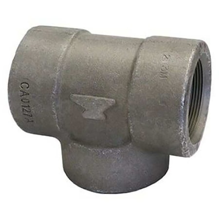 Tee,Forged Steel, 1 In, NPT, Class 3000