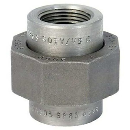 Union, Forged Steel, 2 In,NPT,Class 3000