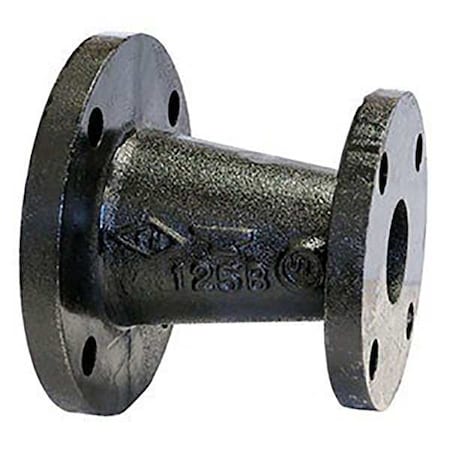 Concentric Coupling, Cast Iron, 8 X 4 In