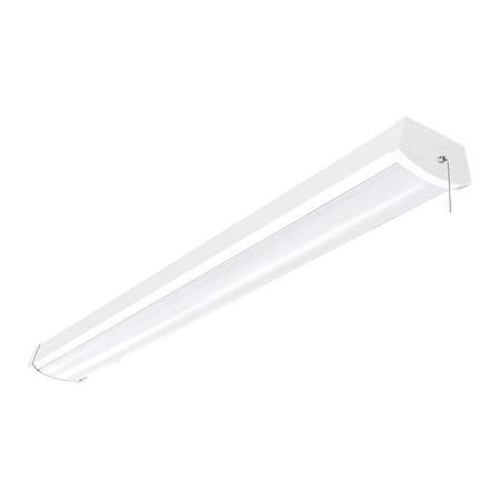 1-Light 40W LED Wrap Fixture Fixture, White Finish