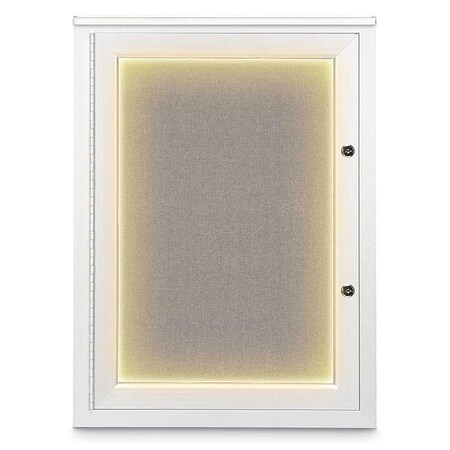 Corkboard,18x24,Pearl/White