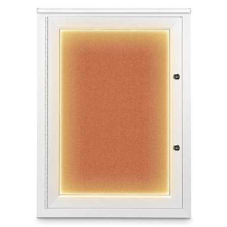 Corkboard,18x24,Apricot/White