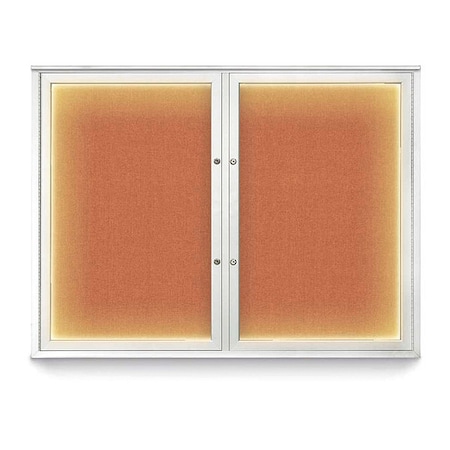 Corkboard,48x36,Apricot/Satin