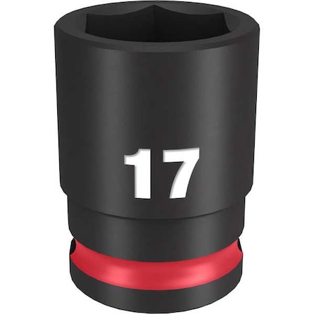 17mm SHOCKWAVE Impact Duty 3/8 In. Drive Standard 6 Point Impact Socket