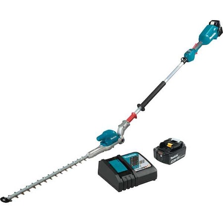 Hedge Trimmer Kit, 18 V 5.0 Ah Lithium-Ion Not Gas Powered 18V Electric