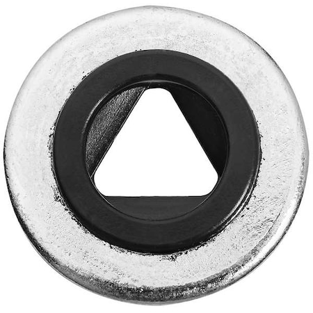 Sealing Washer, Fits Bolt Size No. 10 Steel, Zinc Plated Finish, 5 PK