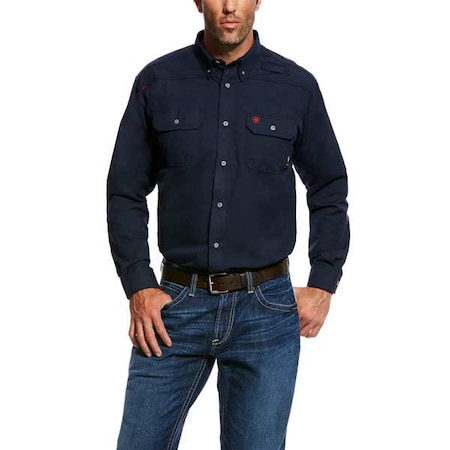 Flame-Resistant Shirt,Navy,2XL