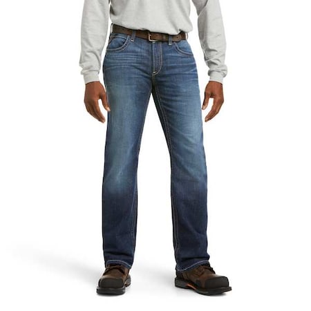 Straight Fit FR Jean,Men's,XL,40/32