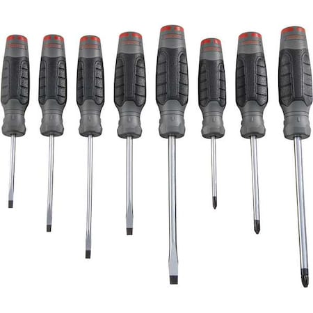 Screwdriver Sets,Cushion Grip,8 Pieces