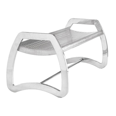 Skyline Stainless Steel Bench,4 Ft.