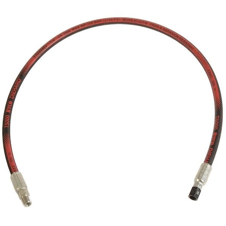 Hose,1/4x72,5100 Psi,MaleNptxFemaleJic