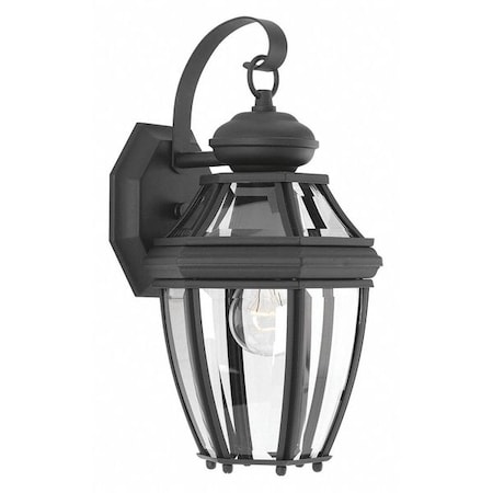 New Haven One-Light Sm Wall Light,Black