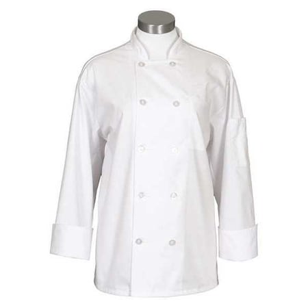 Chef Coat,Mesh Back,White,C11 L/S,6X