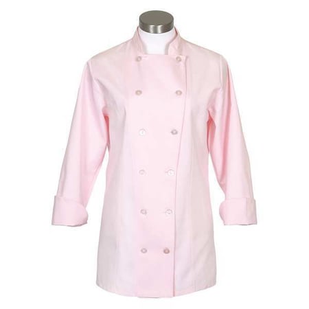 Chef Coat,Womens,Pink,C30,L/S,SM