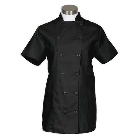 Chef Coat,Womens,Black,C30,L/S,SM