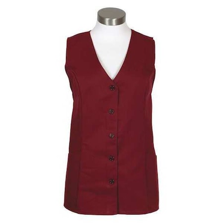 Tunic Vest,Burgundy,V93,5XL