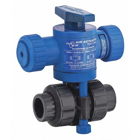 Air Actuated Valve,CPVC,3/8,Ep,Socket