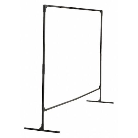 SturDScreen Frame 6 X 4 Single Panel T Leg BLK Weld Curtain