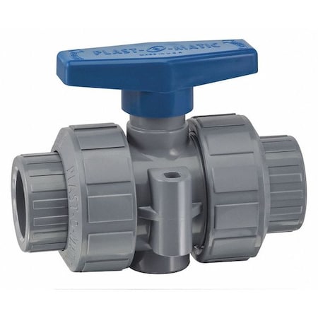 Manual Ball Valve,CPVC,3,Fkm,Threaded