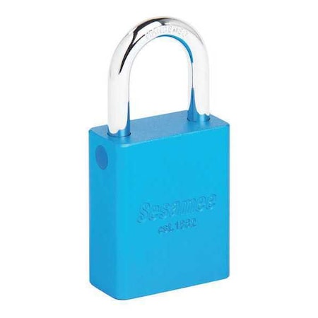 Alum Safety Lockout Padlock,KD,Blue