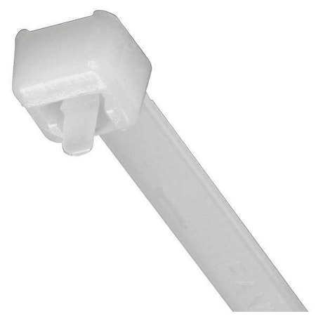 11-1/2 L, 0.19 W, Natural Plastic Cable Tie, Thickness: 3/64