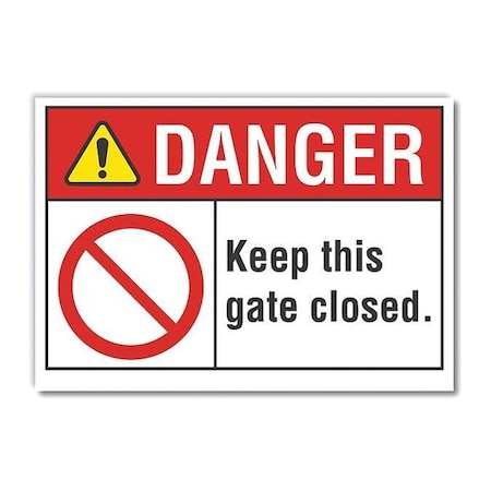 Decaldanger Keep This Gate,10x7