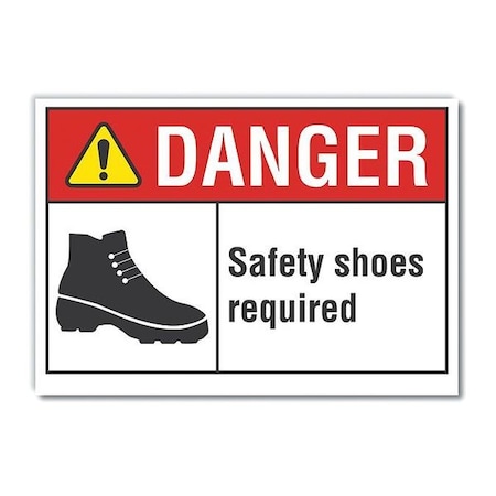 Danger Sign,14 W,10 H,0.004 Thickness, LCU4-0176-ED_14x10
