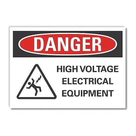 Refldecaldanger High Voltage,14x10, LCU4-0232-RD_14X10