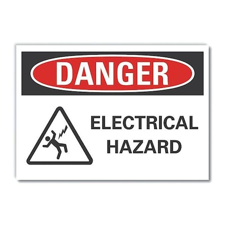 Decaldanger Electrical Hazard,5x3.5