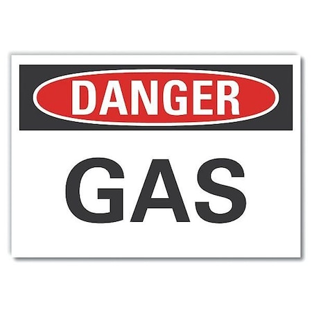 Gasoline Danger Label, 10 In H, 14 In W, Polyester, Horizontal, English, LCU4-0294-ND_14X10