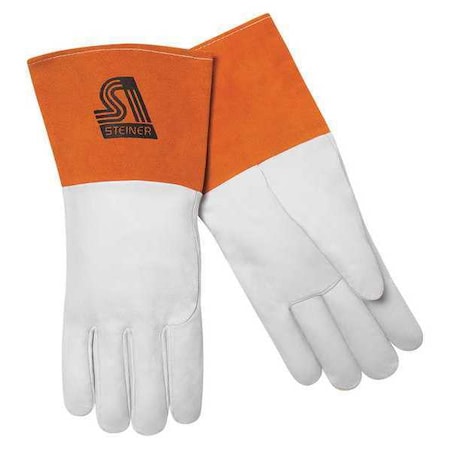 TIG Welding Gloves, Kidskin Palm, L, PR