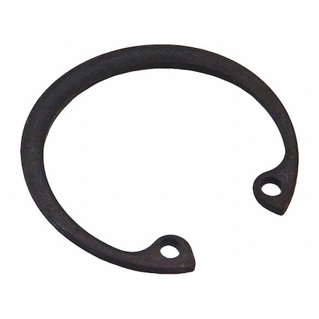 Internal Retaining Ring, Steel, Black Phosphate Finish, 1.625 In Bore Dia.