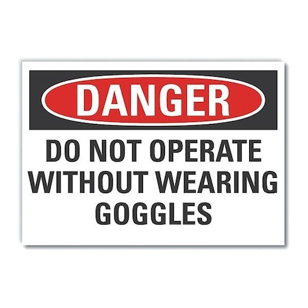 Refl Decal Danger Do Not,10x7